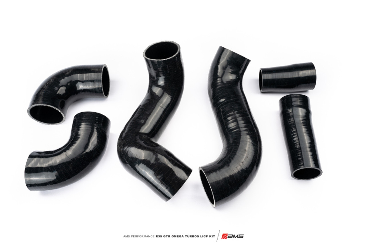 AMS Performance  Nissan R35 GTR Omega Turbo Kit 3in Lower Intercooler Pipes - ALP.07.14.0020-1 Photo - Primary