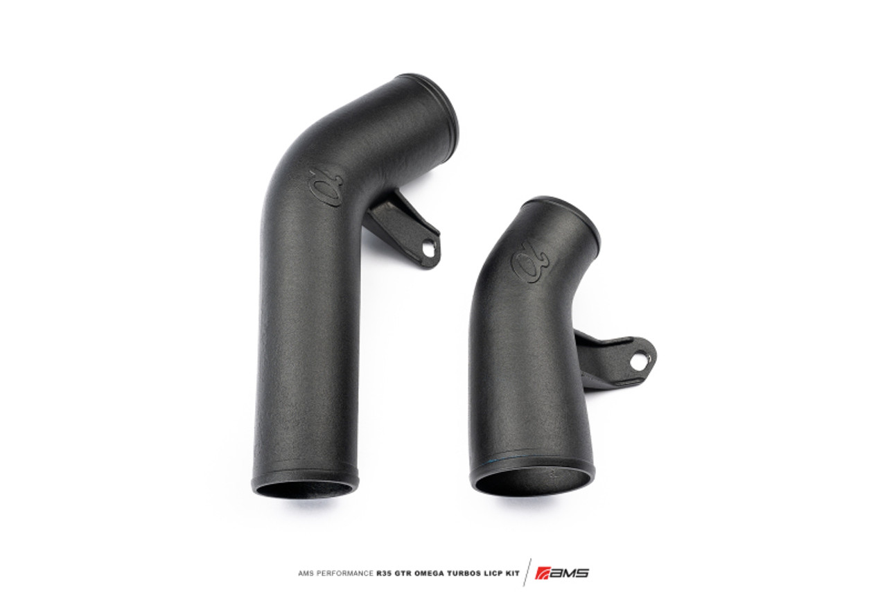 AMS Performance  Nissan R35 GTR Omega Turbo Kit 3in Lower Intercooler Pipes - ALP.07.14.0020-1 Photo - Primary