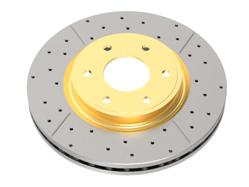 DBA 07-16 BMW 328i RWD Front Drilled & Slotted Street Series Rotor - 2886X User 1