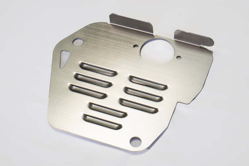 GReddy FRS / BRZ Oil Pan Baffle Plate- Stainless Steel - 13515904 Photo - Close Up