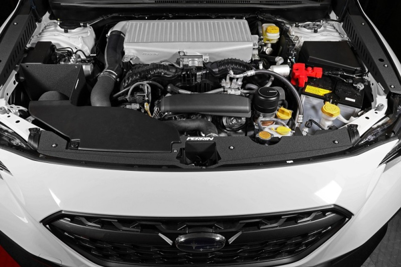 Perrin 22-23 Subaru WRX Radiator Shroud - Black Wrinkle - PSP-ENG-513BK User 1