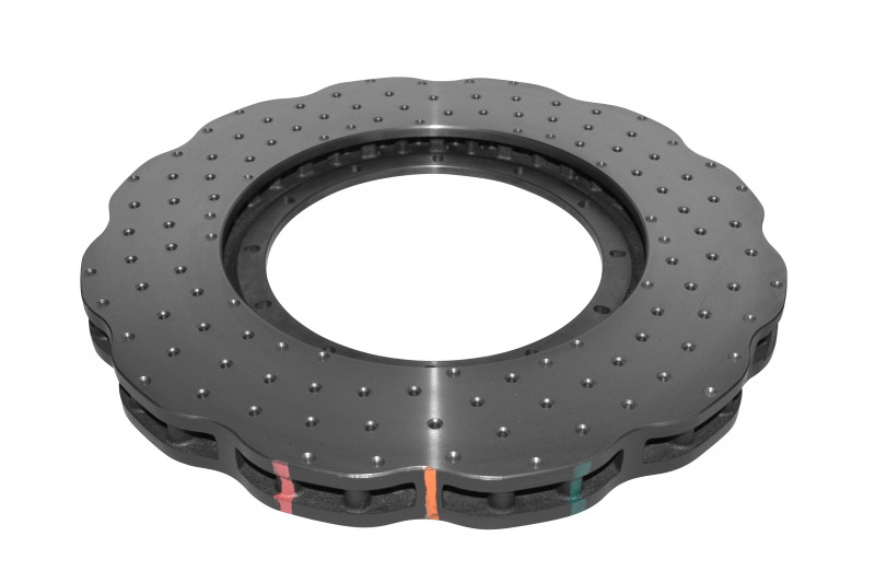 DBA 09-11 Volkswagen CC 3.6L Front 5000 Series Drilled & Slotted Ring - 52808.1WXD Photo - out of package