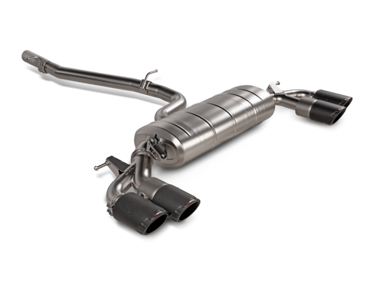 Akrapovic 2021+ Audi S3 Sportback (8Y) Evolution Line Cat Back (Titanium) w/Carbon Tips - S-AU/TI/17H User 1