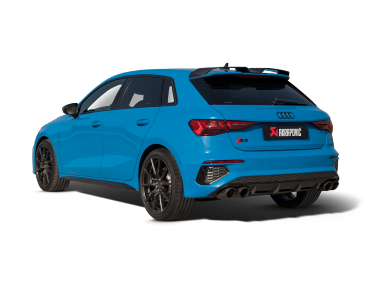 Akrapovic 2021+ Audi S3 Sportback (8Y) Evolution Line Cat Back (Titanium) w/Carbon Tips - S-AU/TI/17H User 1