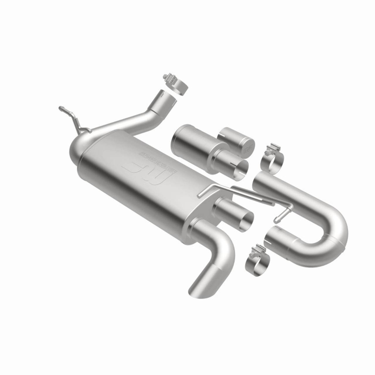 MagnaFlow 07-18 Jeep Wrangler JK Overland Series Axle-Back Exhaust System - 19668 360 Degree Image Set
