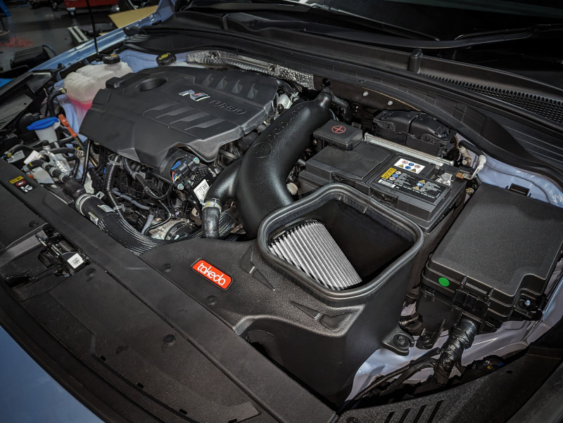 aFe MagnumFORCE Intake Stage-2 Pro DRY S 17-23 Hyundai i30N L4-2.0L (t) - 56-10035D Photo - Mounted