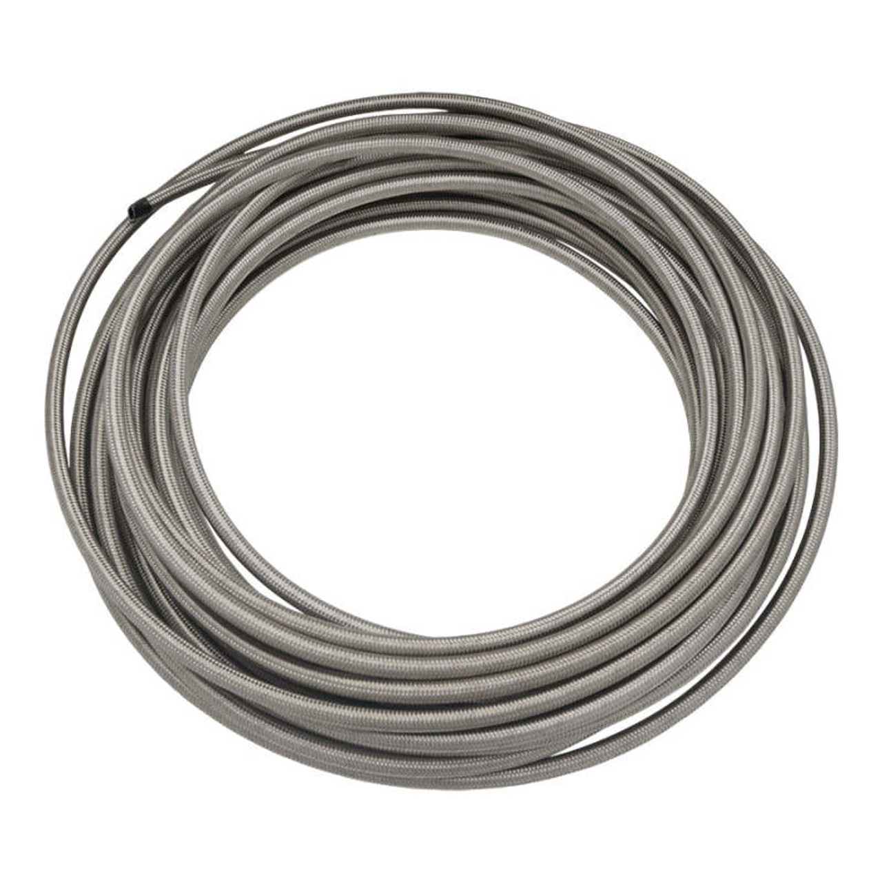 DeatschWerks 8AN Stainless Steel Double Braided CPE Hose - 50ft - 6-02-0813-50 Photo - Primary