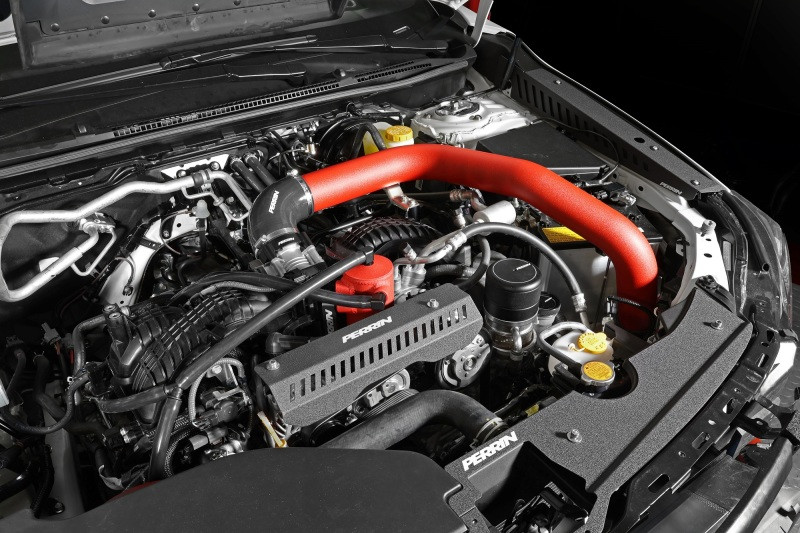 Perrin 22-23 Subaru WRX Front Mount Intercooler Kit (Red Tubes & Silver Core) - PSP-ITR-441SL/RD User 1