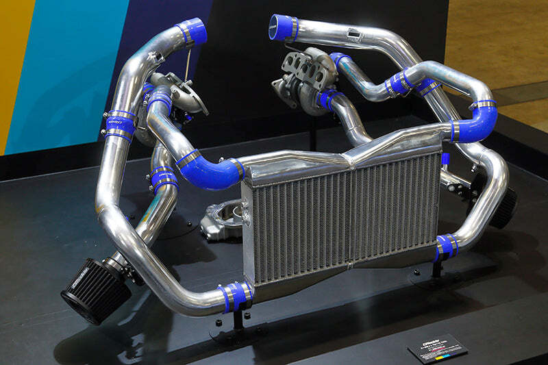 GReddy 09-20 Nissan 370Z Z34 T517Z 8cm Twin Turbo Kit - 11520097 Photo - Close Up