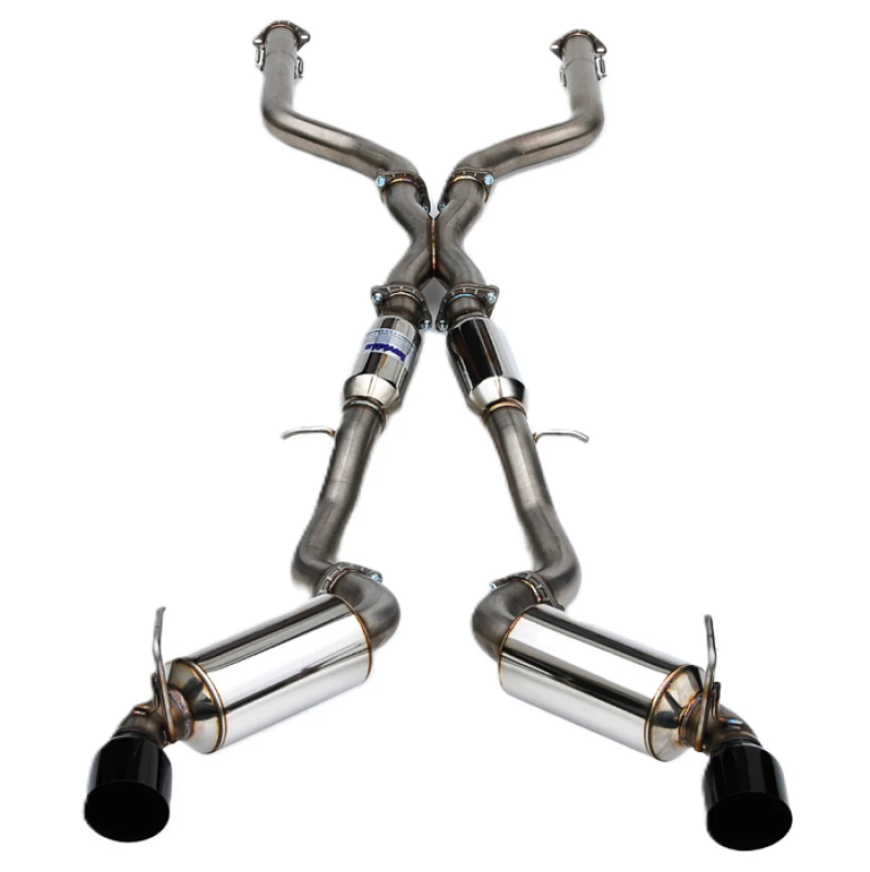Invidia 2022+ Nissan Z 70mm N1 Cat Back Exhaust - Black Tips - HS22N4Z7GD1SBL User 1