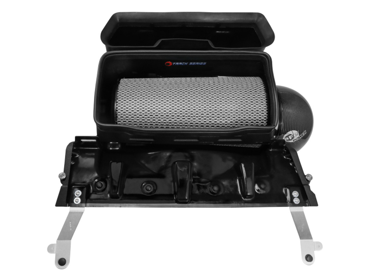 aFe 21-23 RAM 1500 TRX Track Series Carbon Fiber Cold Air Intake System w/ Pro DRY S - 57-10022D Photo - Unmounted