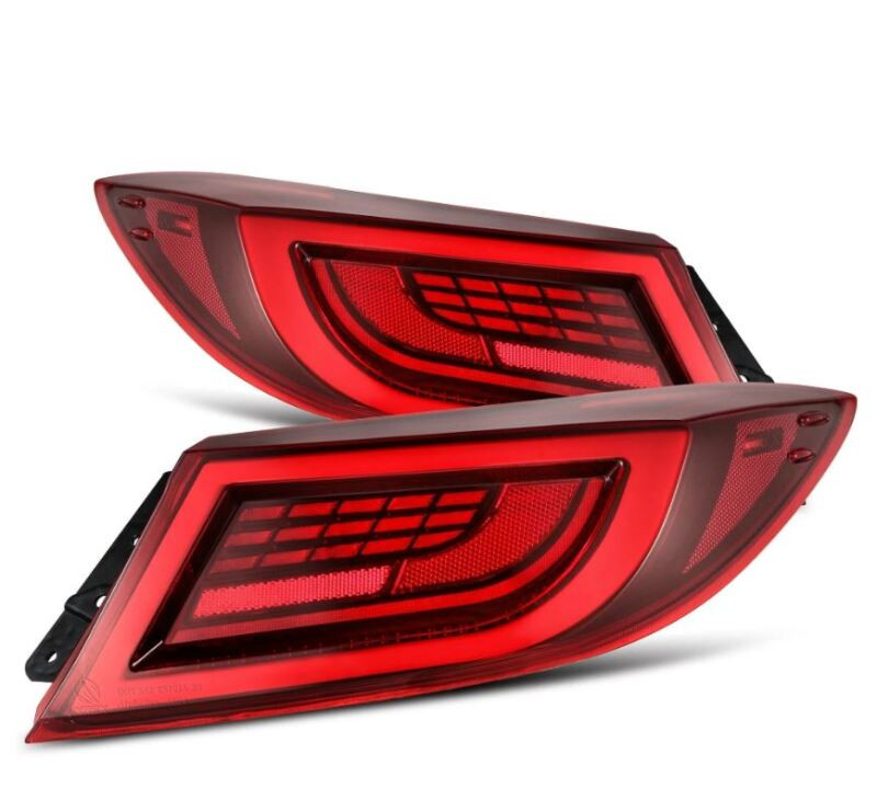 AlphaRex 22-24 Toyota GR86 LUXX LED Taillights Vivid Red - 675030 Photo - Primary