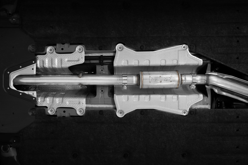 MBRP 22-24 Honda Civic SI 1.5L T304 SS 3in Cat-Back Exhaust 2.5in Dual Split Rear w/ Burnt End Tips - S49033BE Photo - Mounted