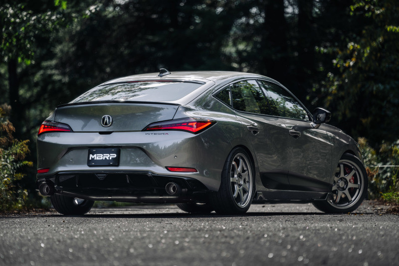 MBRP 22-24 Honda Civic SI 1.5L T304 SS 3in Cat-Back Exhaust 2.5in Dual Split Rear w/ Burnt End Tips - S49033BE Photo - lifestyle view