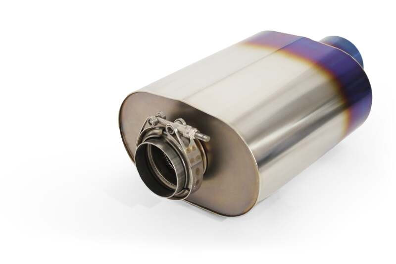 GReddy Universal 3.0in RS-Ti Oval Titanium Muffler - 11003530 Photo - Close Up