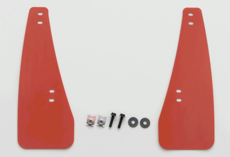 Cusco 2023+ Toyota GR Corolla (GZEA14H) AWD Front Red EVA Mud Flaps - Set of 2 - 1H1 850 FR User 1