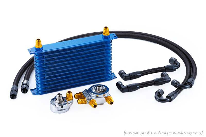 GReddy 97-04 Toyota Aristo ( JZS161) 13 Row Oil Cooler Kit w/ Oil Filter Relocation - 12014415 Photo - Primary