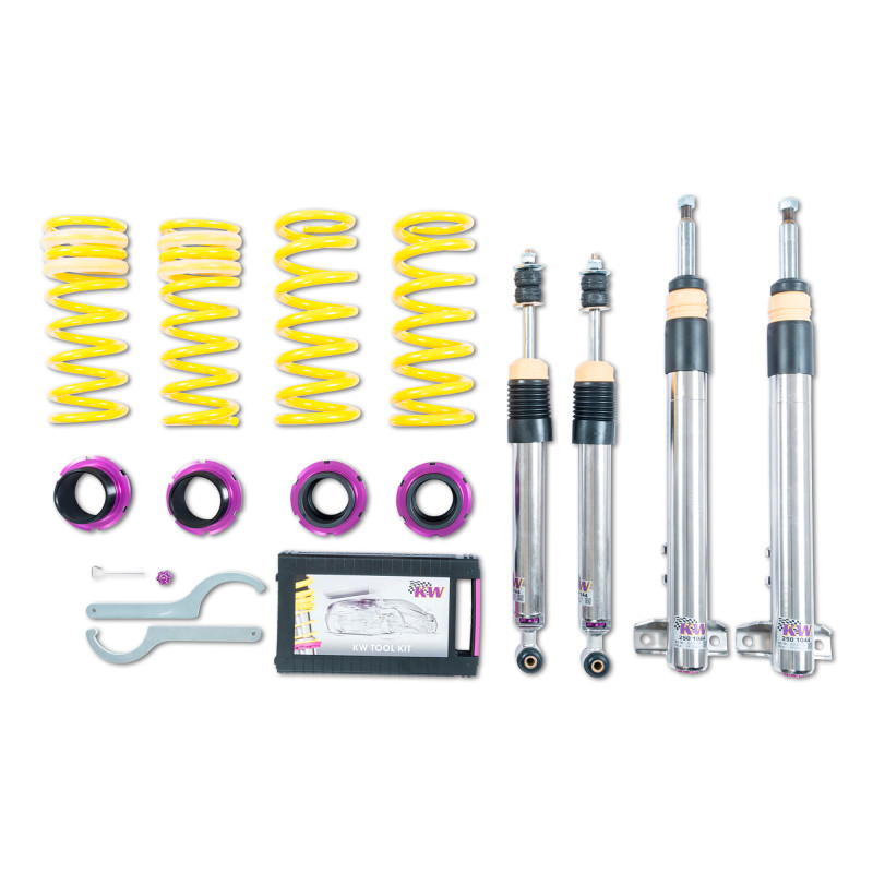 KW Mercedes 190 (W201) 2.3L 16V / 2.5 16V (Excl. EVO) KW V3 Coilover Kit - 3522500T Photo - Primary