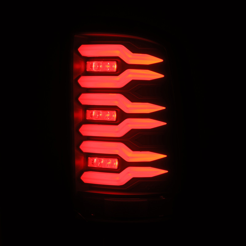 AlphaRex 07-13 GMC Sierra 1500/07-14 2500/3500HD (No Classic/Dually) Luxx-Series LED Tail Lights Blk - 630060 User 3