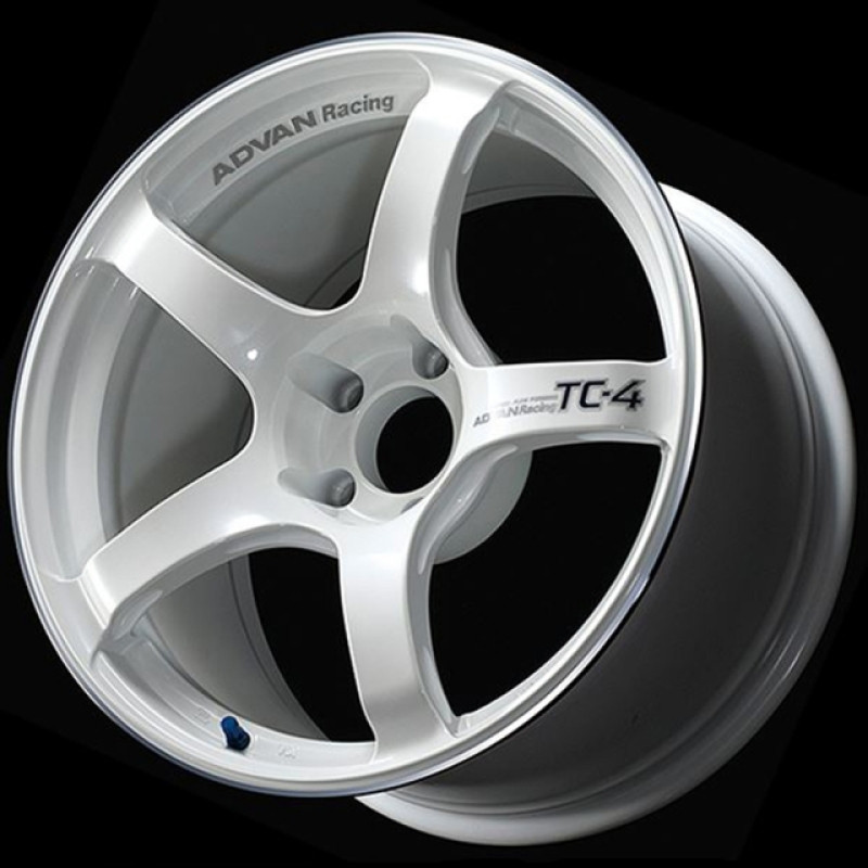 Advan TC4 18x7 / 4x100 / +41 Offset / 63 CB - Racing White Metallic & Ring - YAD8E41AWMR User 1