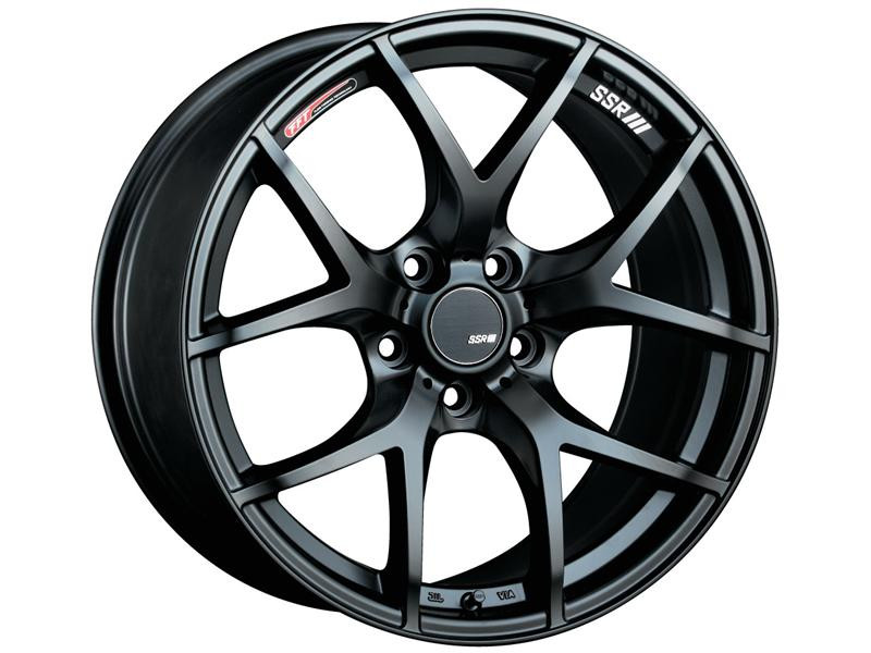 SSR GTV03 19x8.5 5x114.3 38mm Offset Flat Black Wheel 11+ WRX / 08+ STI / 11+ tC / 93-98 Supra - T619850+3805GMB Photo - Primary
