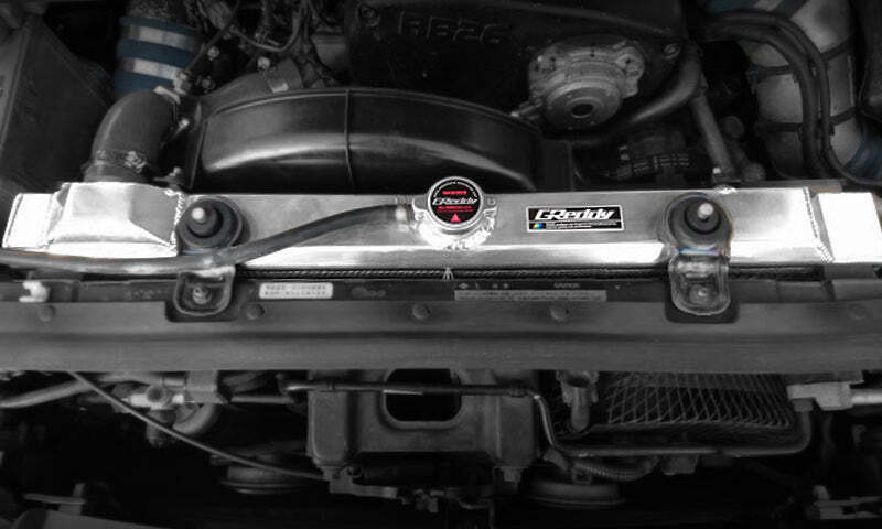 GReddy 99-02 Nissan Skyline GT-R BNR34 Aluminum Radiator TW-R - 12023804 Photo - Close Up