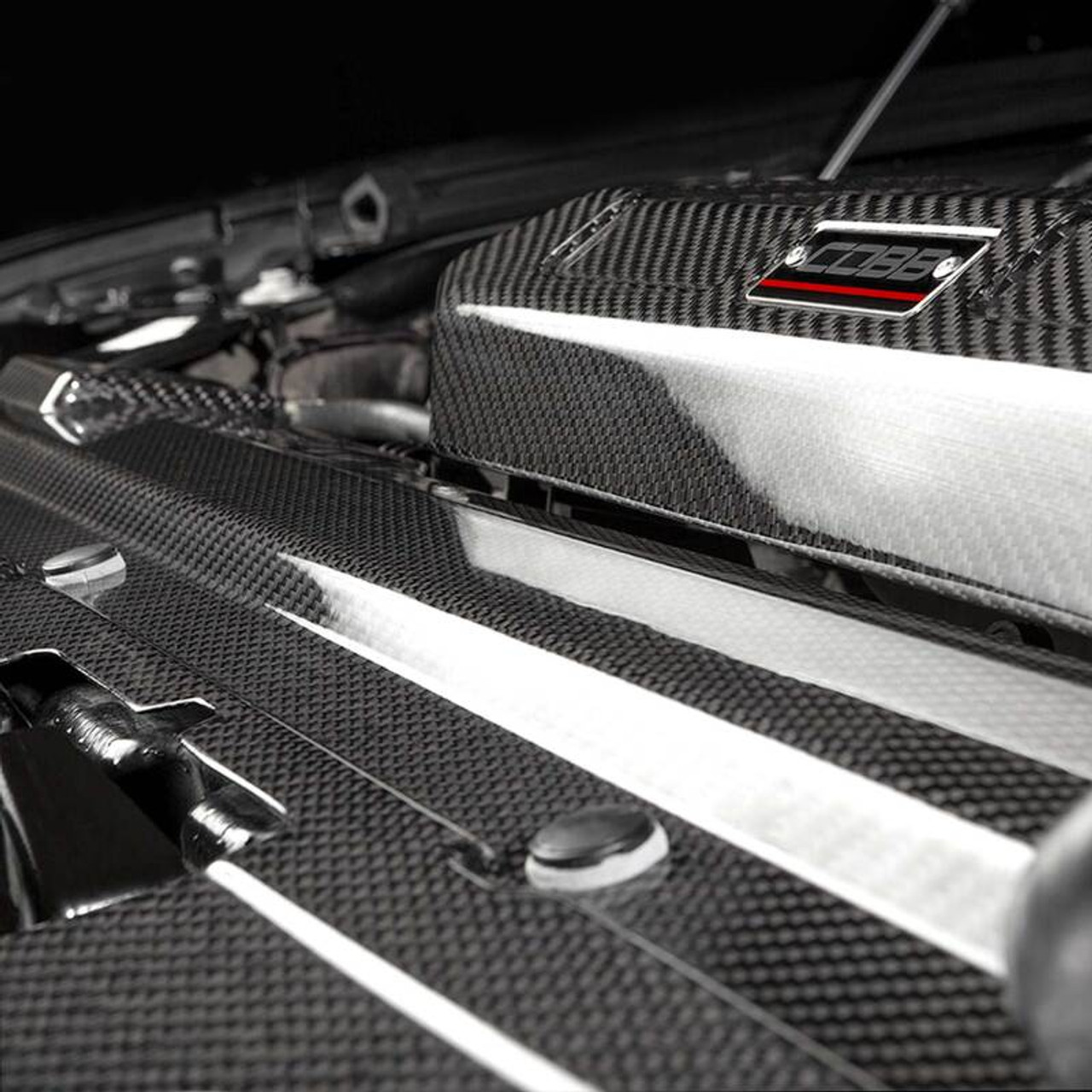 Cobb 17-20 Ford F-150 Ecoboost Raptor Redline Carbon Fiber Radiator Shroud - 4F2660 User 1