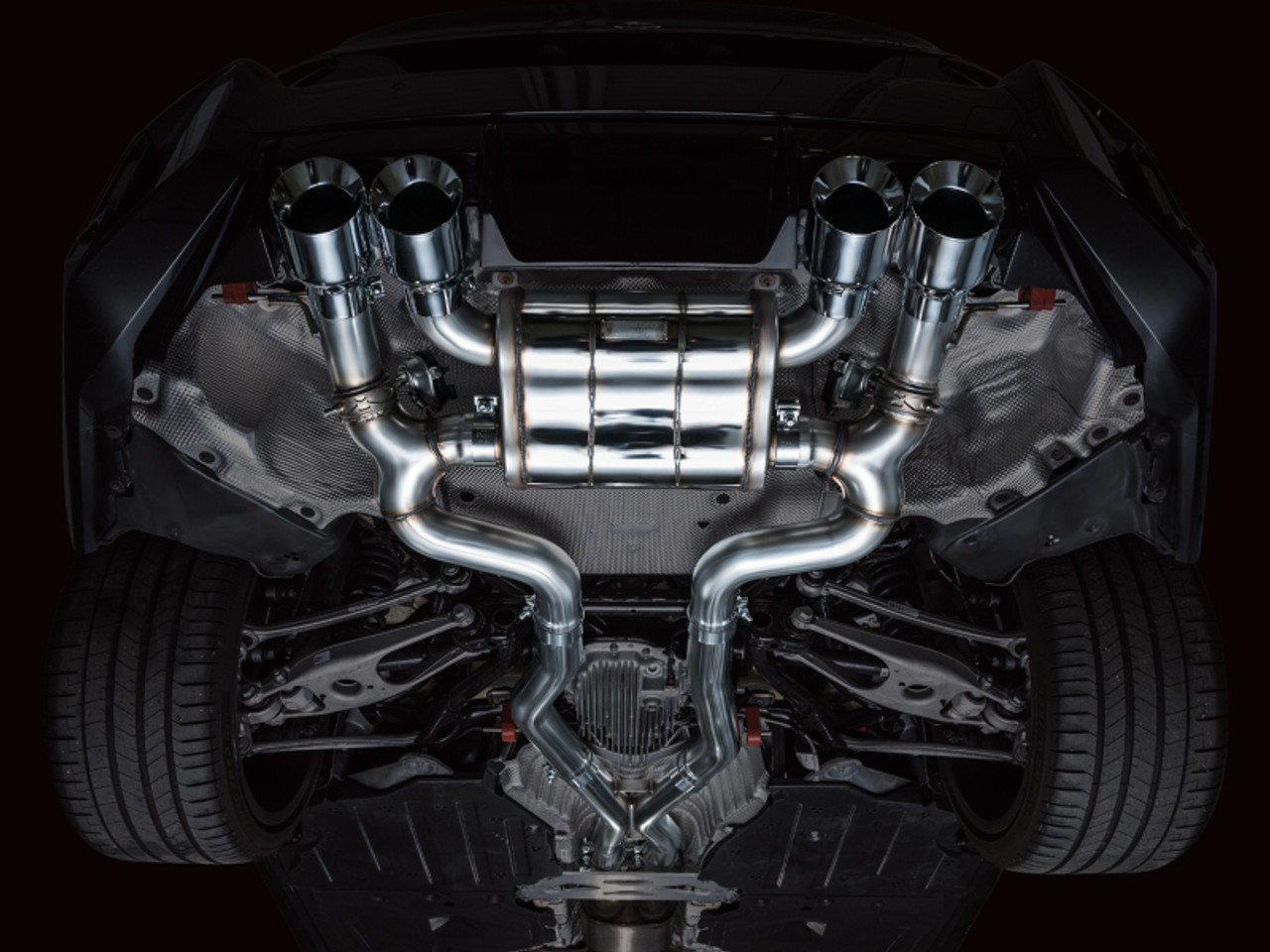 AWE Tuning 23-24 BMW G87 M2 SwitchPath Edition Exhaust - Chrome Silver Tips - 3025-42487 Photo - Mounted