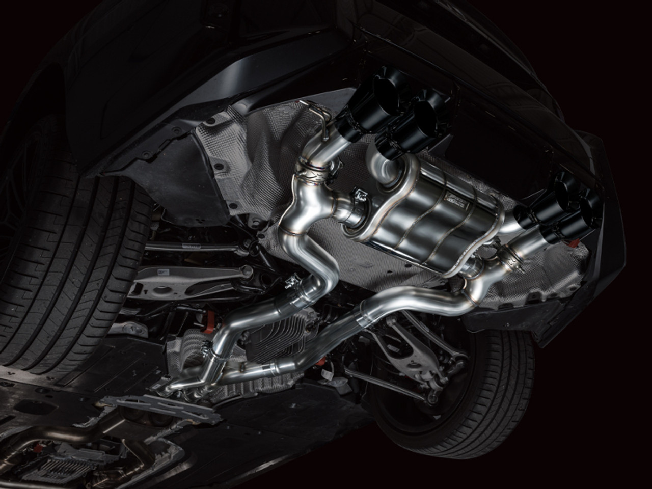 AWE Tuning 23-24 BMW G87 M2 SwitchPath Edition Exhaust - Diamond Black Tips - 3025-43487 Photo - Mounted