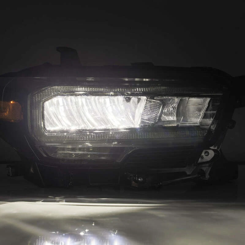 AlphaRex 16-23 Toyota Tacoma LUXX-Series LED Crystal Headlights - Alpha-Black - 880702 Photo - Primary