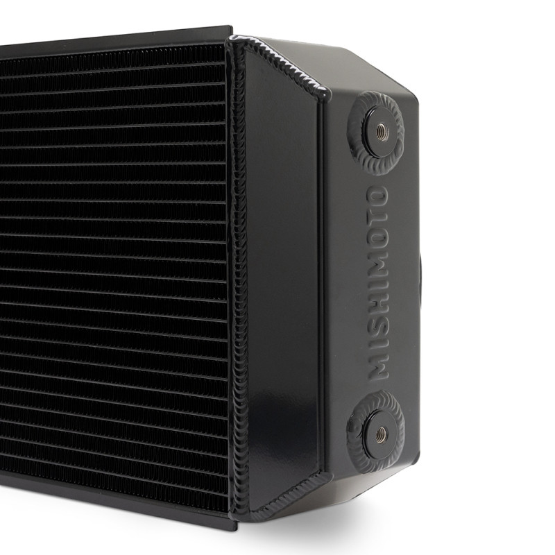 Mishimoto Universal Drag Race Performance Aluminum Radiator - Black - MMRAD-UNI-DRGBK User 1