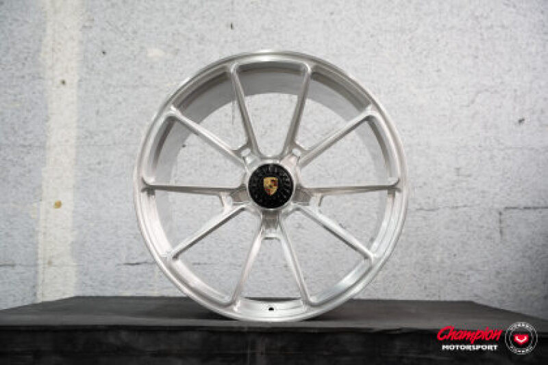 Vossen X Champion RS92 21X9 / ET42 / 5X130 / Brushed Gloss Clear Wheel / 911 Carrera 992 - Front - RS92-89 Photo - Primary