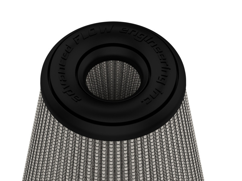 aFe MagnumFLOW Pro DRY S Air Filter 4in F x 6in B x 4in T (Inverted) x 7in H - 22-91201D Photo - Close Up