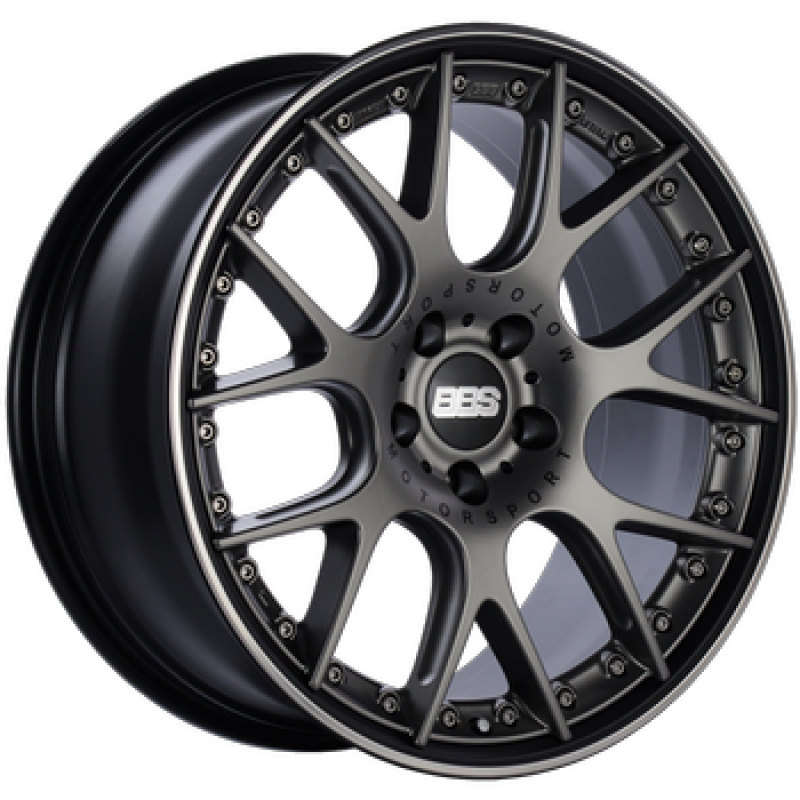 BBS CH-RII 21x9 5x112 ET32 Satin Black Center Platinum Lip SS Rim Prot Wheel PFS Req w/MS Etching - CH601PBPO-MTSP Photo - Primary
