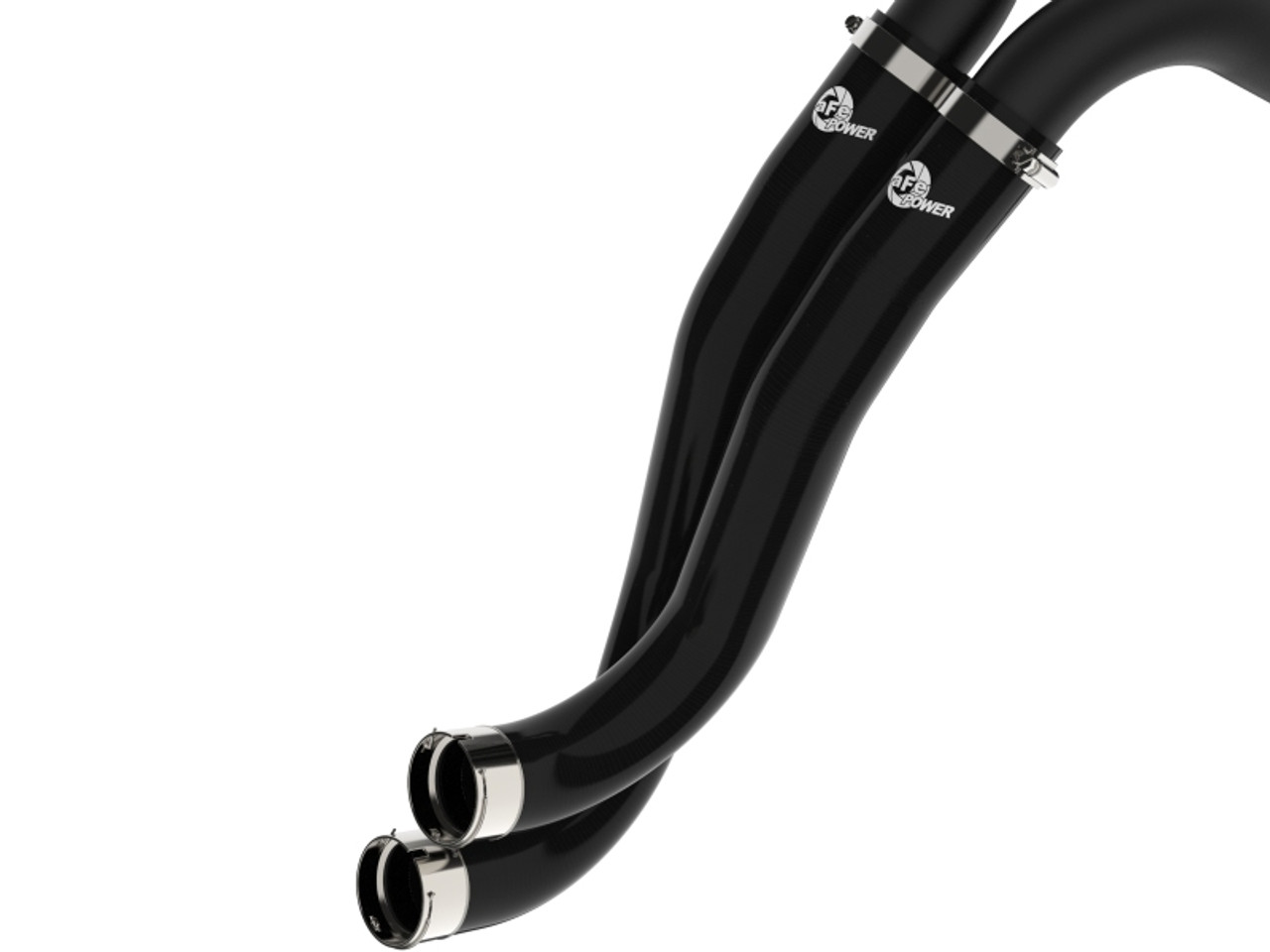 aFe 22-24 Ford Bronco Raptor BladeRunner 2-1/4in Aluminum Hot Charge Pipe Black - 46-20758-B Photo - Unmounted