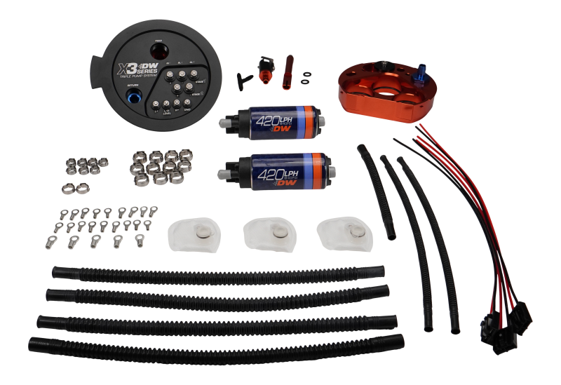 DeatschWerks 20-24 A90/91 Toyota Supra/G8X BMW M3/M4 Fuel Pump Module w/Dual DW420s - 9-422-7080 Photo - Primary