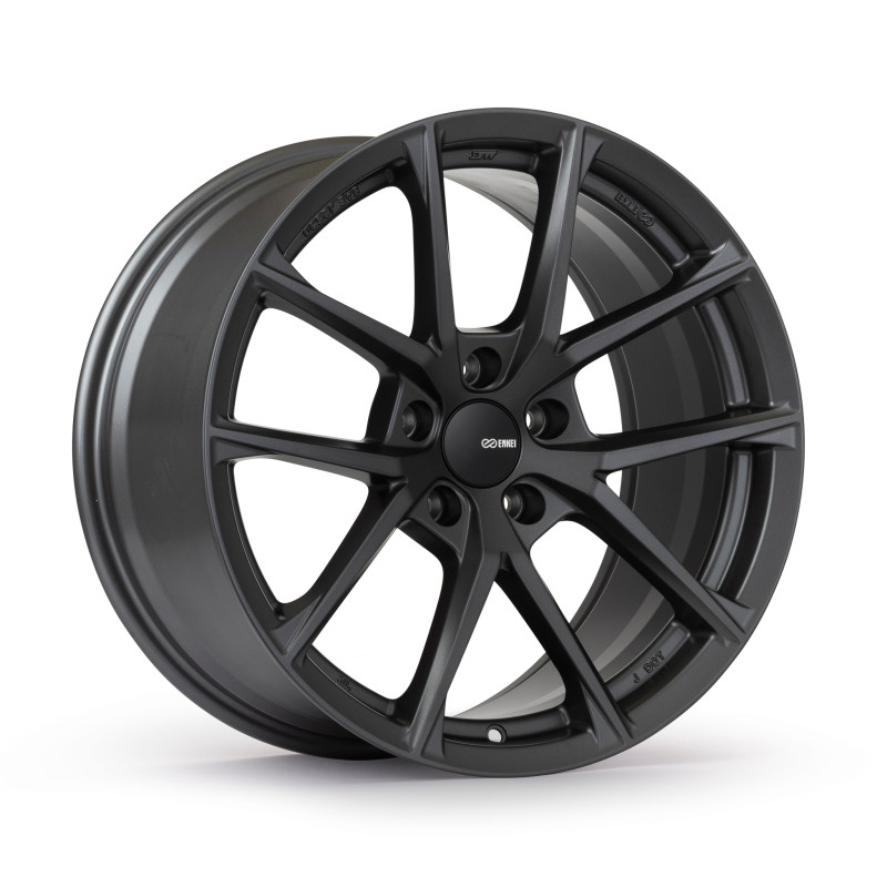 Enkei Helix 18x8.5 / 5x100 BP / 45mm Offset / 72.6mm Bore - Gloss Gunmetal - 549-885-8045GM Photo - Primary