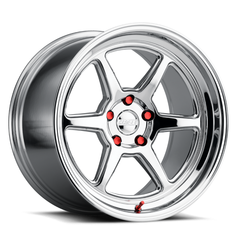 Kansei K14X Roku 18x8.5in / 5x100 BP / 35mm Offset / 73.1mm  Bore - Chrome - K14X-188516+35 Photo - Primary