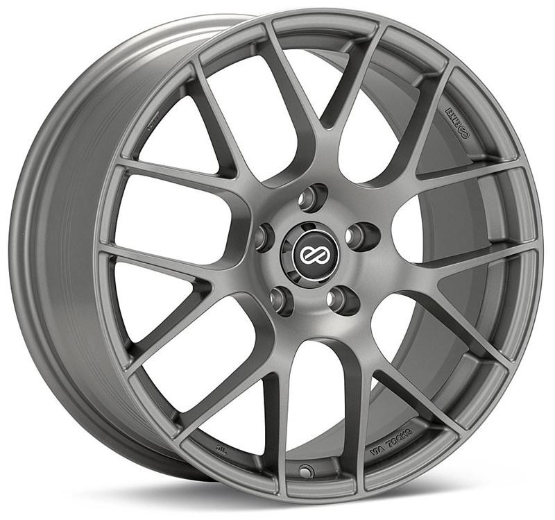 Enkei Raijin 19x8 42mm Inset 5x120 Bolt Pattern 72.6 Hub Bore Hyper Silver Wheel - 467-980-1242HS Photo - Primary