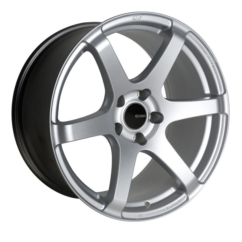 Enkei T6S 18x8.5 45mm Offset 5x100 Bolt Pattern 72.6 Bore Matte Silver Wheel - 485-885-8045SP Photo - Primary