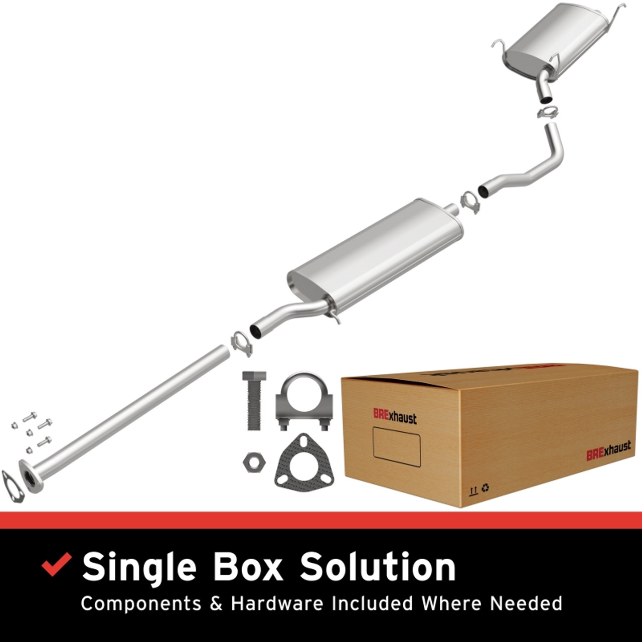 MagnaFlow BRE Exhaust Kit 03-08 MDX Pilot 3.5L - 106-0277 Photo - Primary