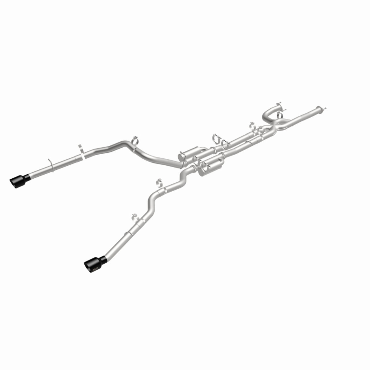 MagnaFlow 21-24 RAM 1500 TRX SPEQ Series Cat-Back Performance Exhaust System w/ Black Chrome Tips - 19705 360 Degree Image Set