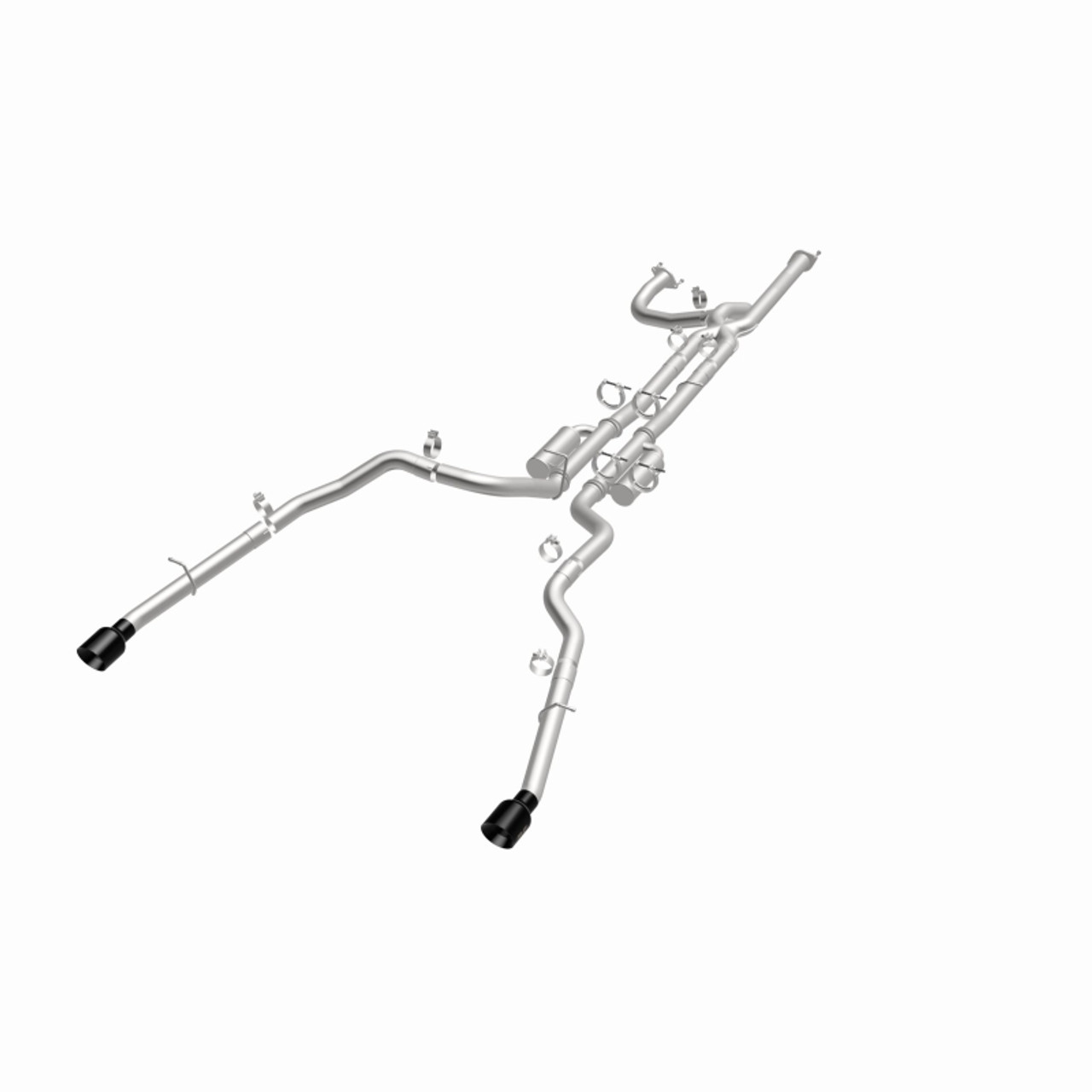 MagnaFlow 21-24 RAM 1500 TRX SPEQ Series Cat-Back Performance Exhaust System w/ Black Chrome Tips - 19705 360 Degree Image Set