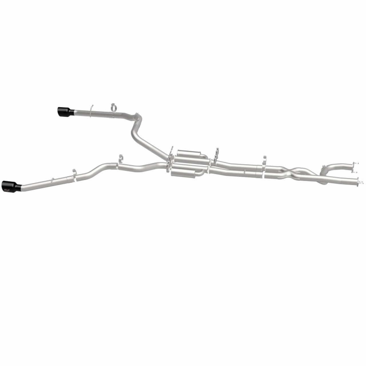 MagnaFlow 21-24 RAM 1500 TRX SPEQ Series Cat-Back Performance Exhaust System w/ Black Chrome Tips - 19705 360 Degree Image Set