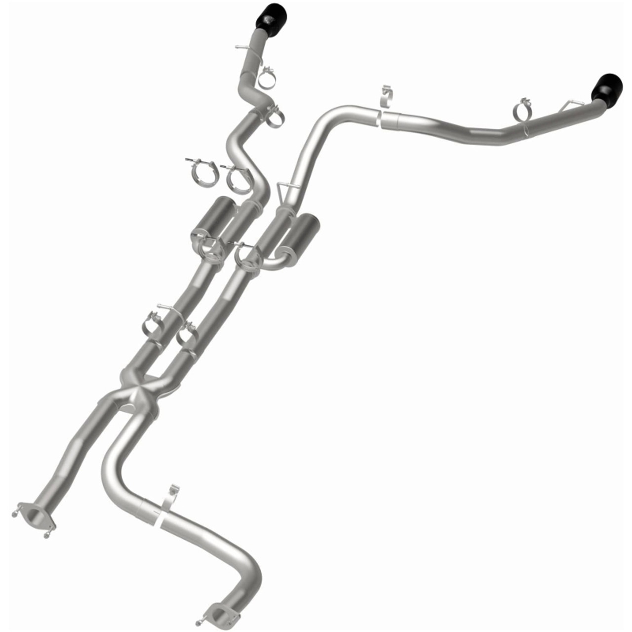 MagnaFlow 21-24 RAM 1500 TRX SPEQ Series Cat-Back Performance Exhaust System w/ Black Chrome Tips - 19705 Photo - out of package