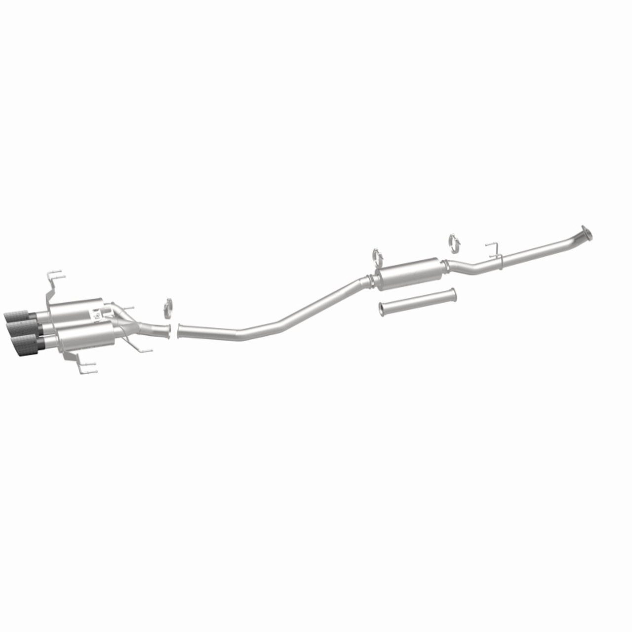 MagnaFlow 2023+ Honda Civic Type R SPEQ Series Cat-Back Perf Exhaust System w/ CF Tips - 19708 360 Degree Image Set