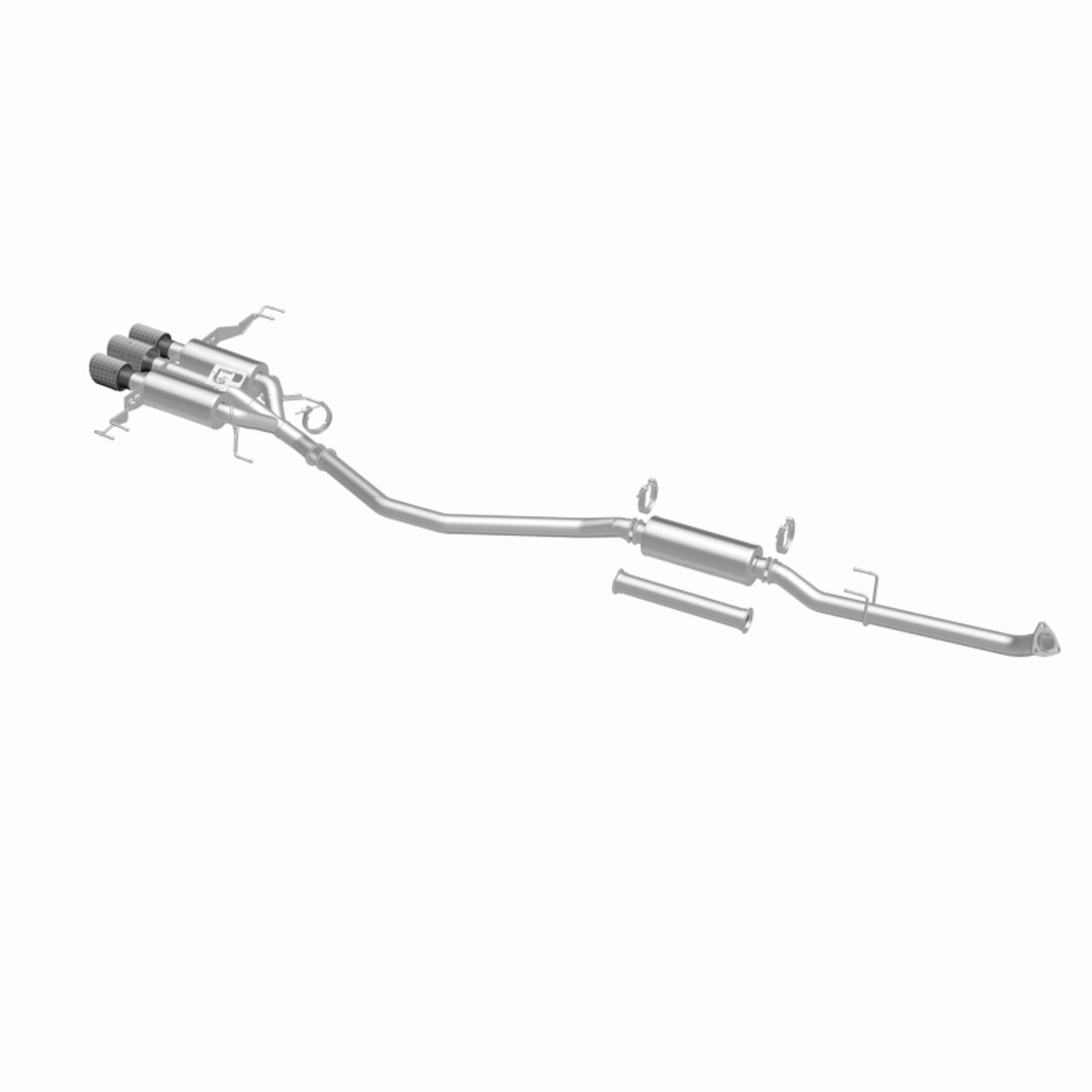 MagnaFlow 2023+ Honda Civic Type R SPEQ Series Cat-Back Perf Exhaust System w/ CF Tips - 19708 360 Degree Image Set