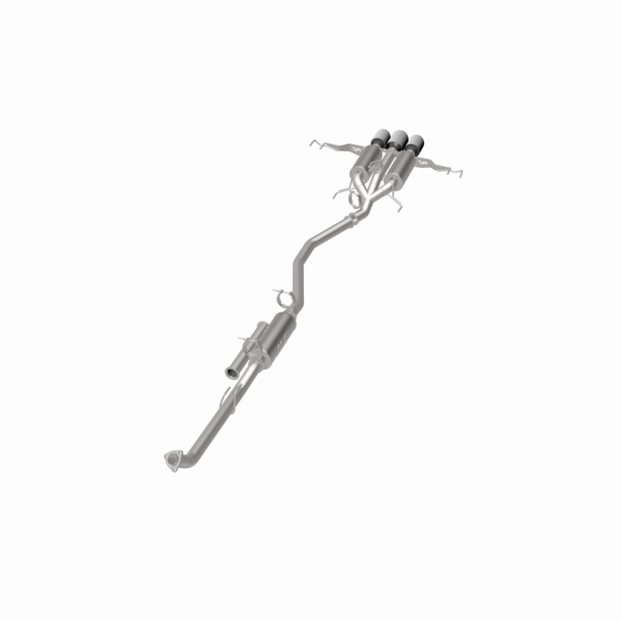 MagnaFlow 2023+ Honda Civic Type R SPEQ Series Cat-Back Perf Exhaust System w/ CF Tips - 19708 360 Degree Image Set