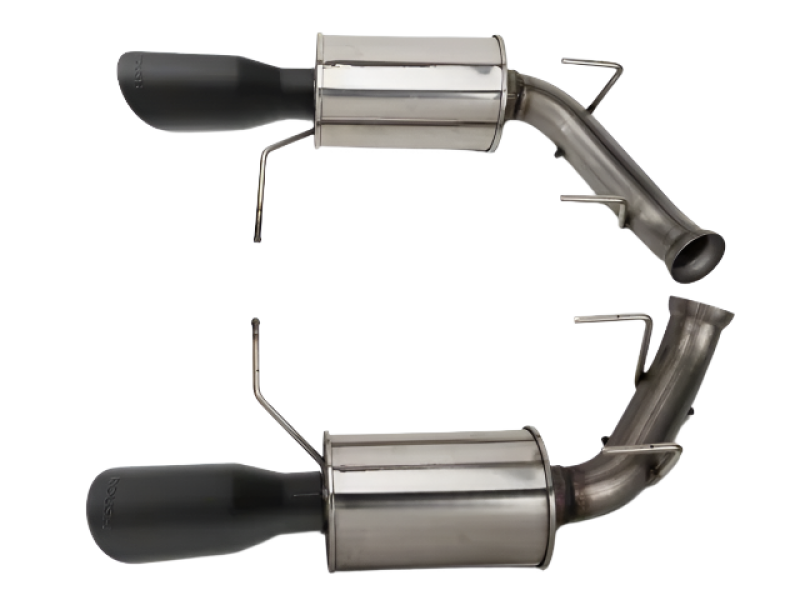 Roush 11-14 Mustang GT Black Tip Axle Back Exhaust - 421127-BLK Photo - Close Up