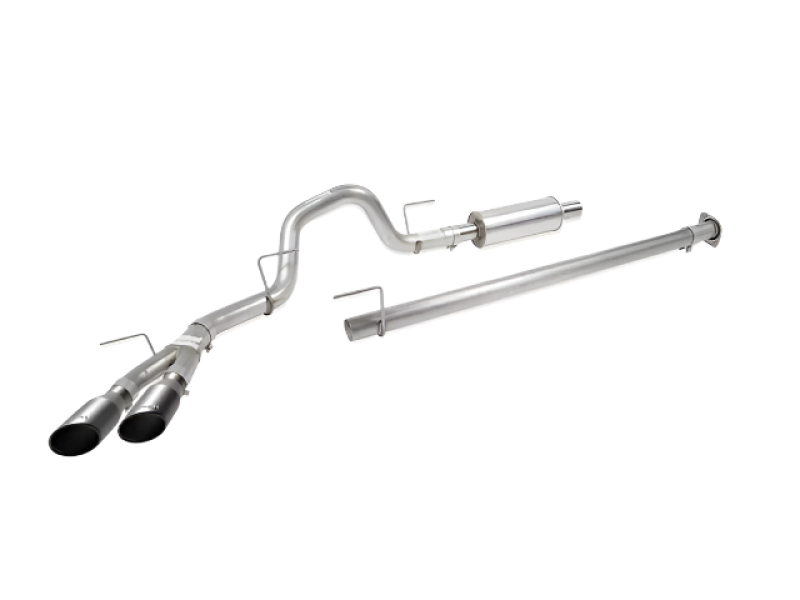 Roush 15-20 F-150 5.0L/3.5L/2.7L Black Tip Cat Back Exhaust - 421985-BLK Photo - Primary